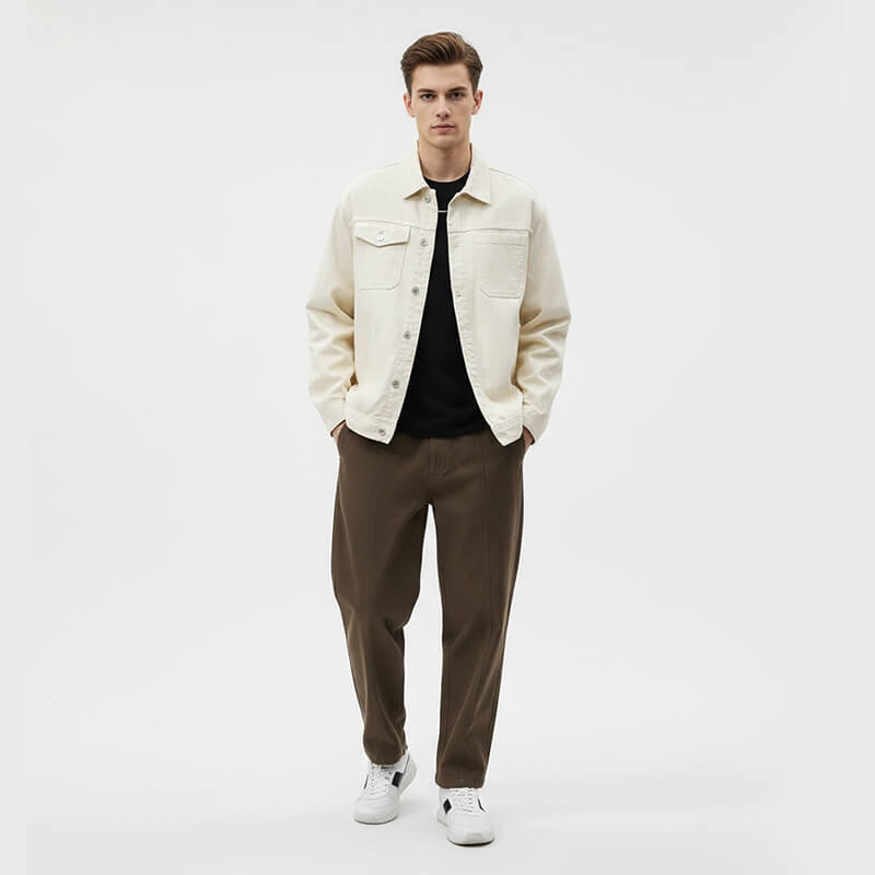100% Cotton Denim|12.5oz Heavyweight Twill Denim|Fashion White Denim|Jeans Outerwear Bag Fabric