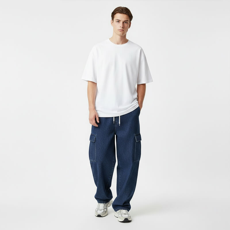Broken Twill Micro-Grid Denim|12.4oz Cotton Polyester Viscose Denim|Fashion Jeans Jacket Bag Fabric