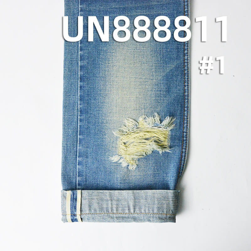 100% Cotton Warp & Weft Slub Selvedge Denim|11.5oz Twill Denim|Jeans Skirt & Jacket Fabric