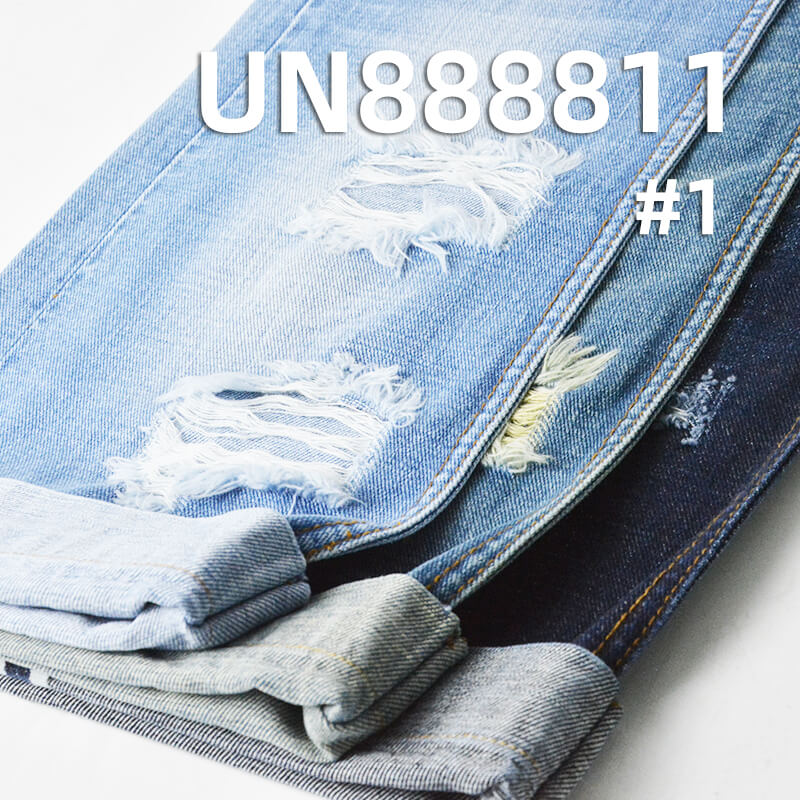 100% Cotton Warp & Weft Slub Selvedge Denim|11.5oz Twill Denim|Jeans Skirt & Jacket Fabric