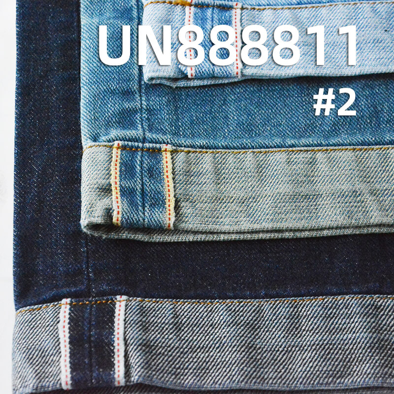 100% Cotton Warp & Weft Slub Selvedge Denim|11.5oz Twill Denim|Jeans Skirt & Jacket Fabric