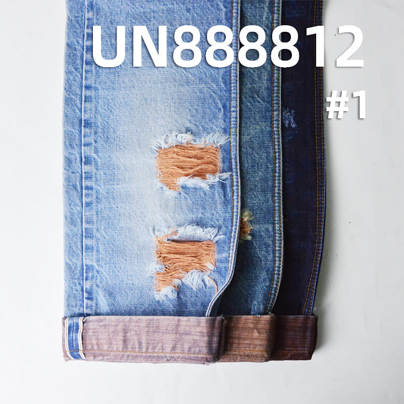 100% Cotton Yarn-Dyed Selvedge Denim|13oz Weft Slub Twill Reactive-Dyed Selvedge Denim|Jeans Jacket & Bag Fabric
