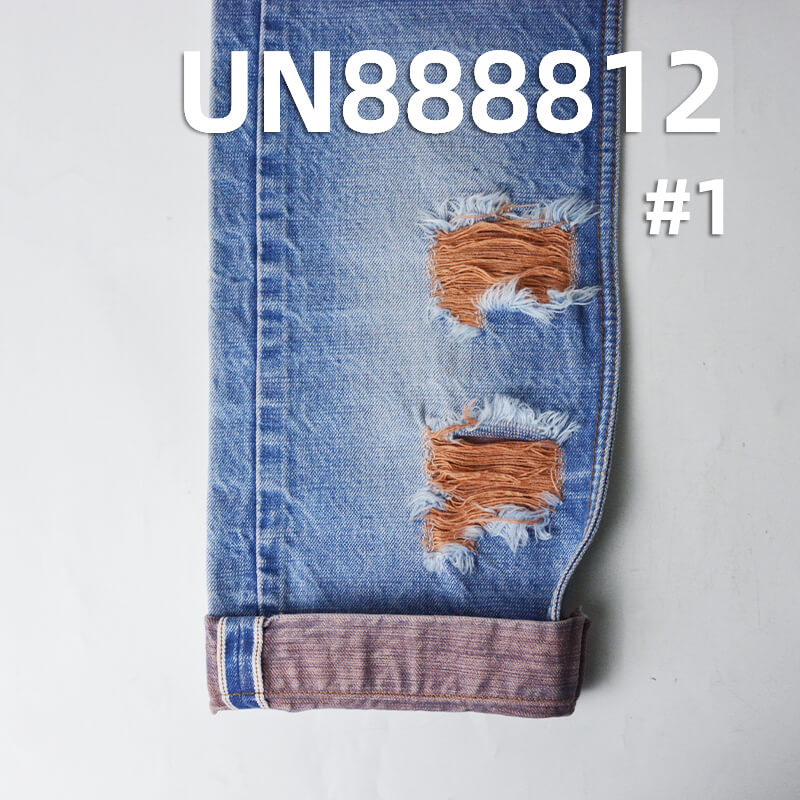 100% Cotton Yarn-Dyed Selvedge Denim|13oz Weft Slub Twill Reactive-Dyed Selvedge Denim|Jeans Jacket & Bag Fabric