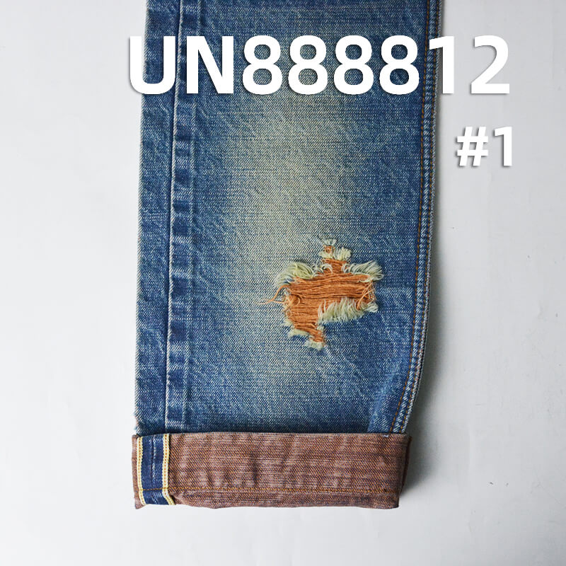 100% Cotton Yarn-Dyed Selvedge Denim|13oz Weft Slub Twill Reactive-Dyed Selvedge Denim|Jeans Jacket & Bag Fabric