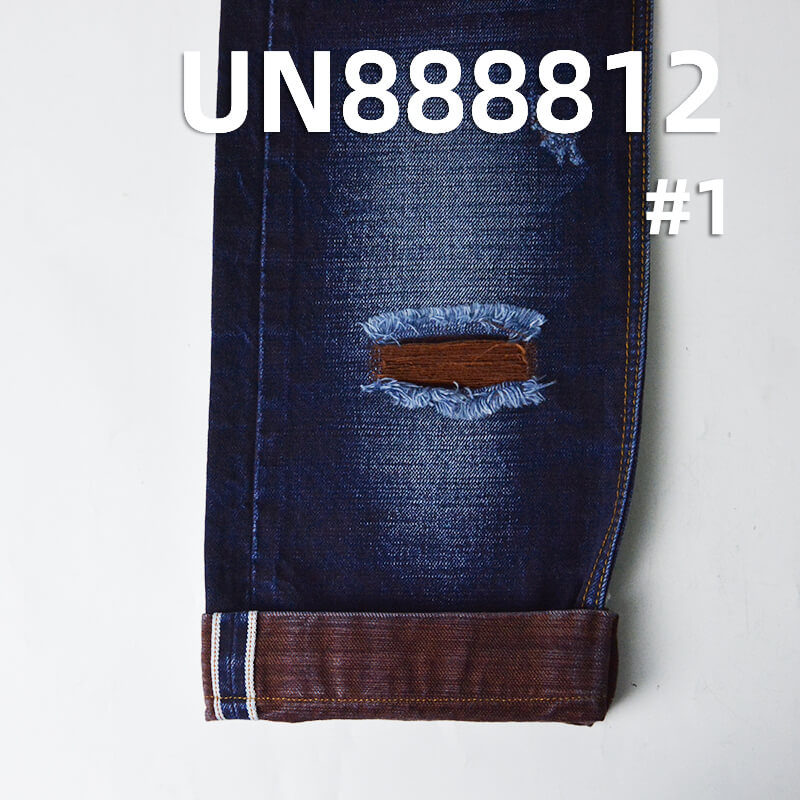 100% Cotton Yarn-Dyed Selvedge Denim|13oz Weft Slub Twill Reactive-Dyed Selvedge Denim|Jeans Jacket & Bag Fabric