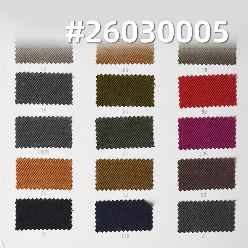 100% Cotton 10*10 Twill Drill|280g/m2 Sand-Washed Dyed Fabric|Workwear Jacket & Pants Fabric