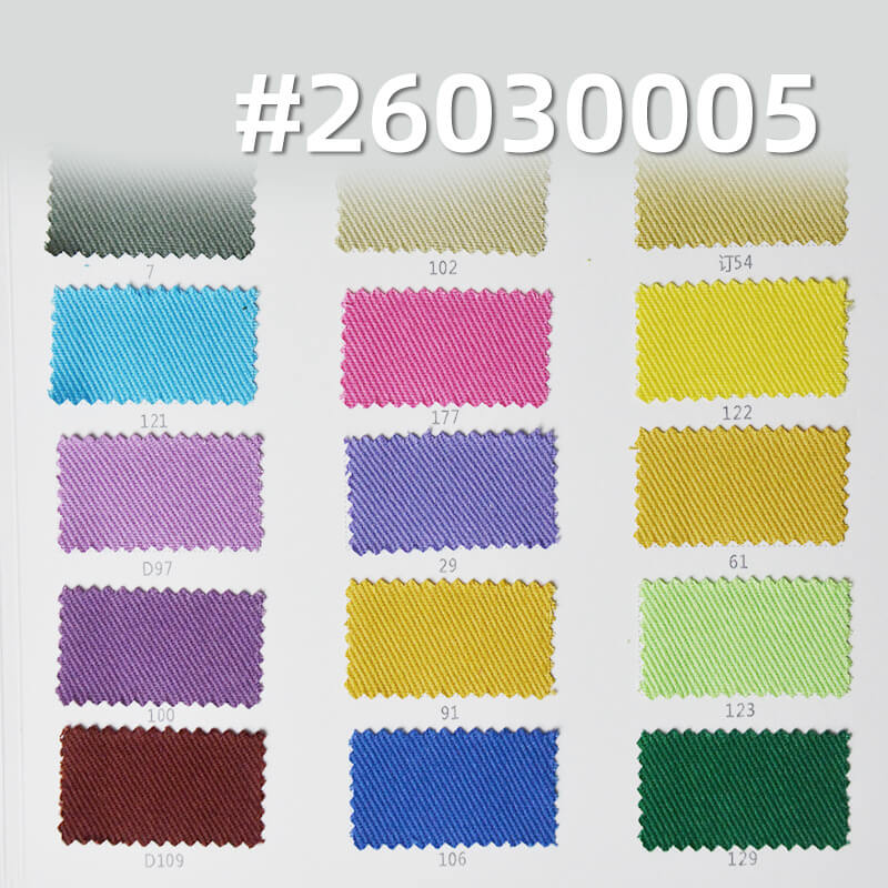 100% Cotton 10*10 Twill Drill|280g/m2 Sand-Washed Dyed Fabric|Workwear Jacket & Pants Fabric