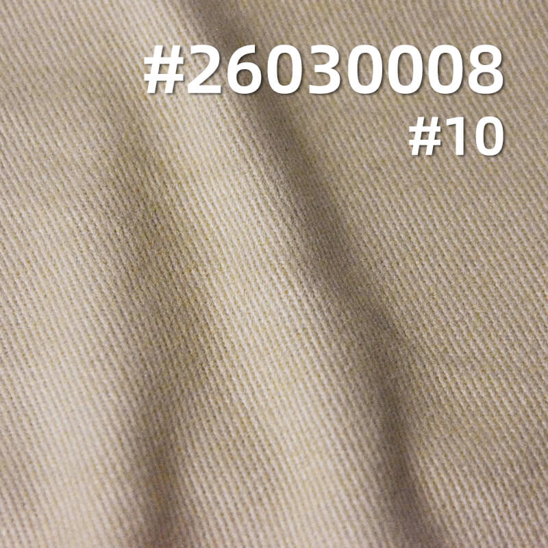 310g/m2 Cotton Stretch Dyed Fabric|10*10 Combed Twill Peached & Brushed-Back Fabric|Jacket & Workwear Pants Fabric