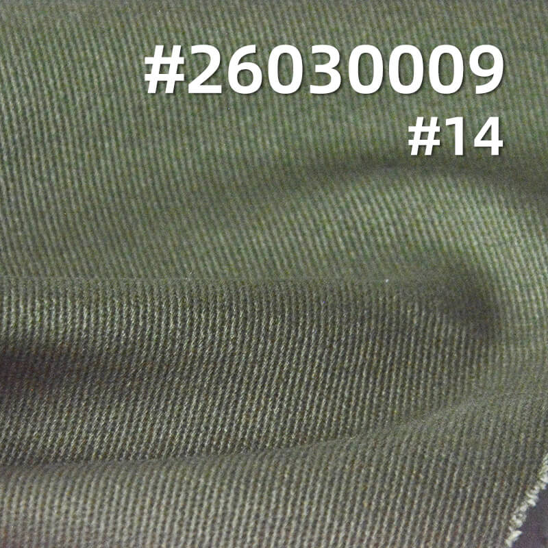 Cotton Stretch Dyed Fabric 310g/m2|10*10 Combed Twill Peached Fabric|Workwear Jacket Pants & Skirt Fabric