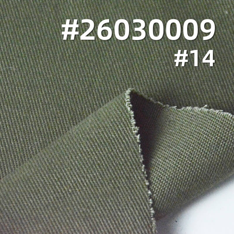 Cotton Stretch Dyed Fabric 310g/m2|10*10 Combed Twill Peached Fabric|Workwear Jacket Pants & Skirt Fabric