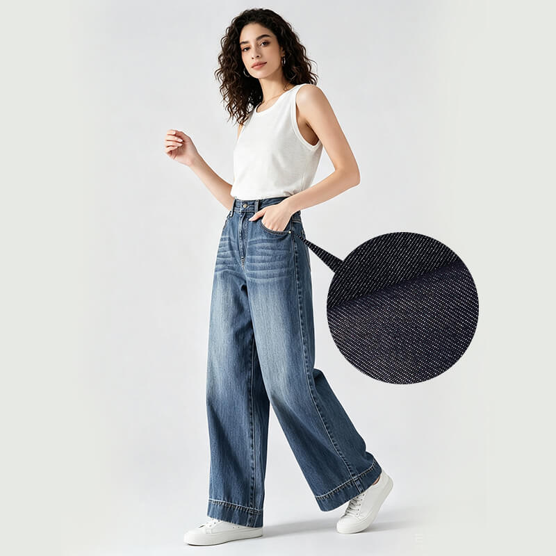 Tencel Cotton Denim | 11.5 oz Twill Denim | Fabric for Jeans, Jackets & Skirts