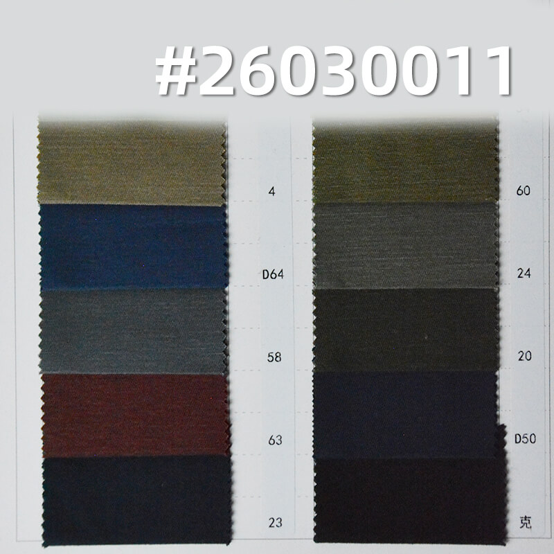 100% Cotton Combed Dyed Fabric|265g/m2 Twill Fabric|Reverse Side as Face|Workwear Jacket Pants & Skirt Fabric