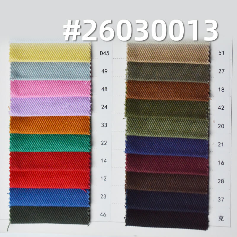 100% Cotton Combed 7*7 Twill Fabric|370g/m2 Extra-Heavy Sand-Washed Cotton Fabric|Bag Workwear Jacket & Pants Fabric