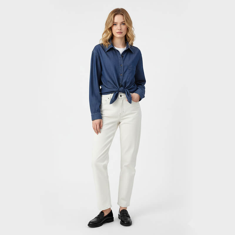 100% Lyocell Denim|6oz Warp Slub Twill Denim|Denim Shirt & Skirt Fabric