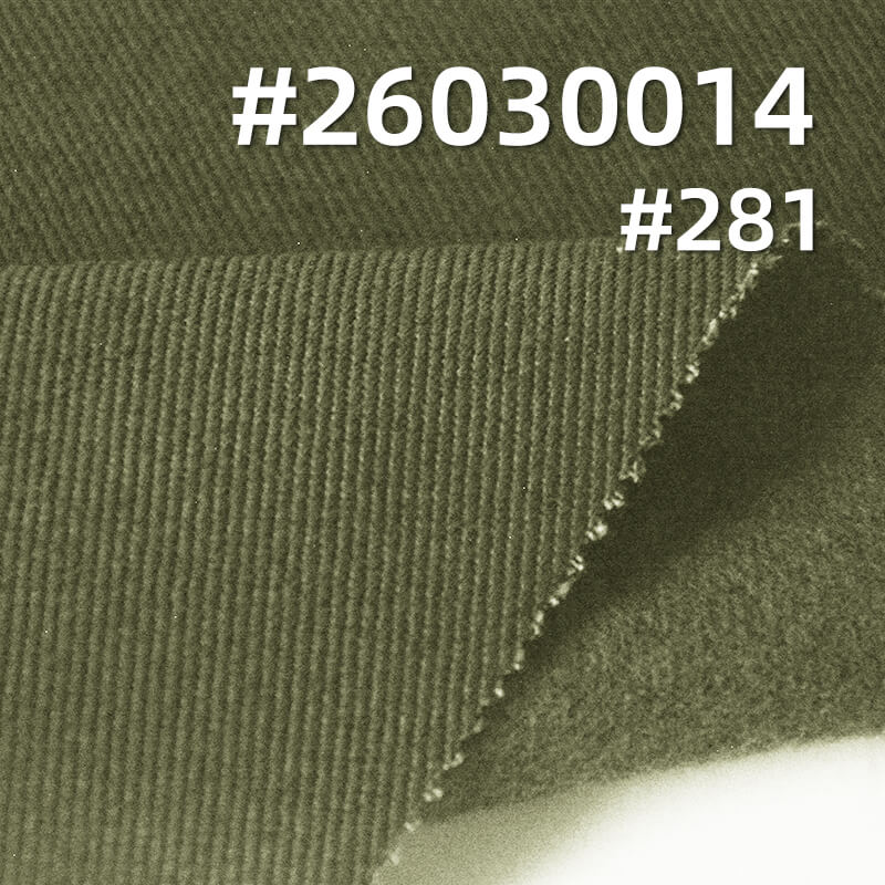100% Cotton Heavyweight Twill Fabric|360g/m2 Brushed-Back Dyed Fabric|Workwear Jacket & Pants Fabric
