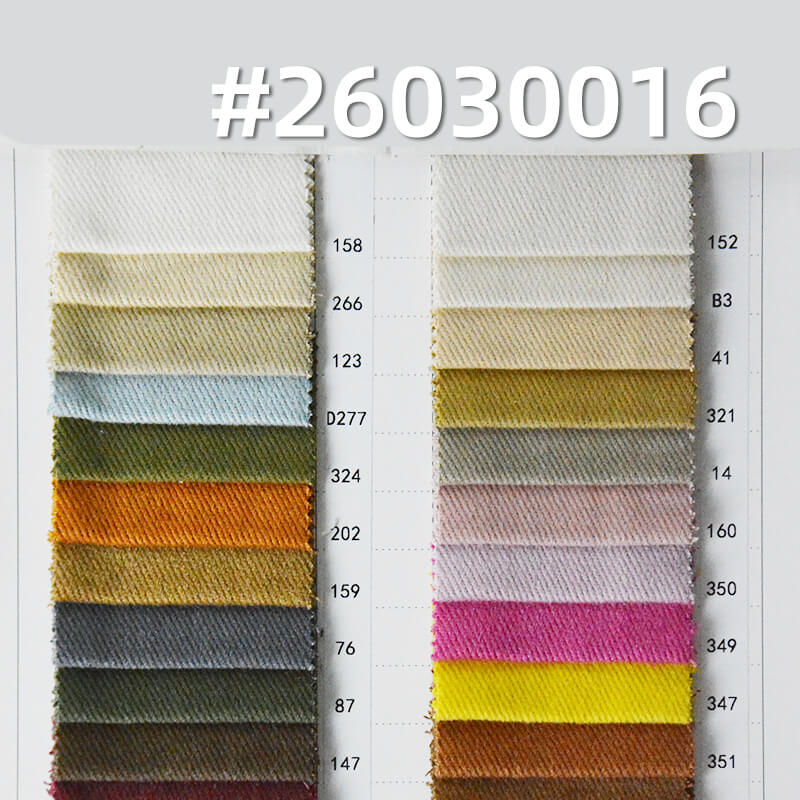100% Cotton High-Density Twill Fabric|360g/m2 Snowflake-Effect Napped Dyed Fabric|Brushed-Back|Workwear Jacket & Pants Fabric