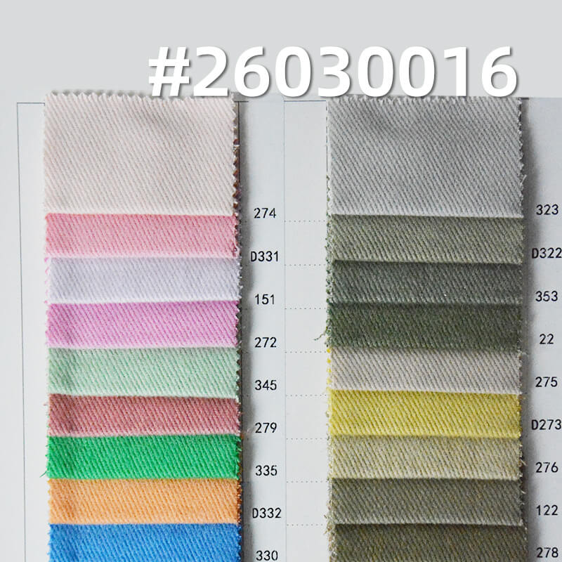 100% Cotton High-Density Twill Fabric|360g/m2 Snowflake-Effect Napped Dyed Fabric|Brushed-Back|Workwear Jacket & Pants Fabric