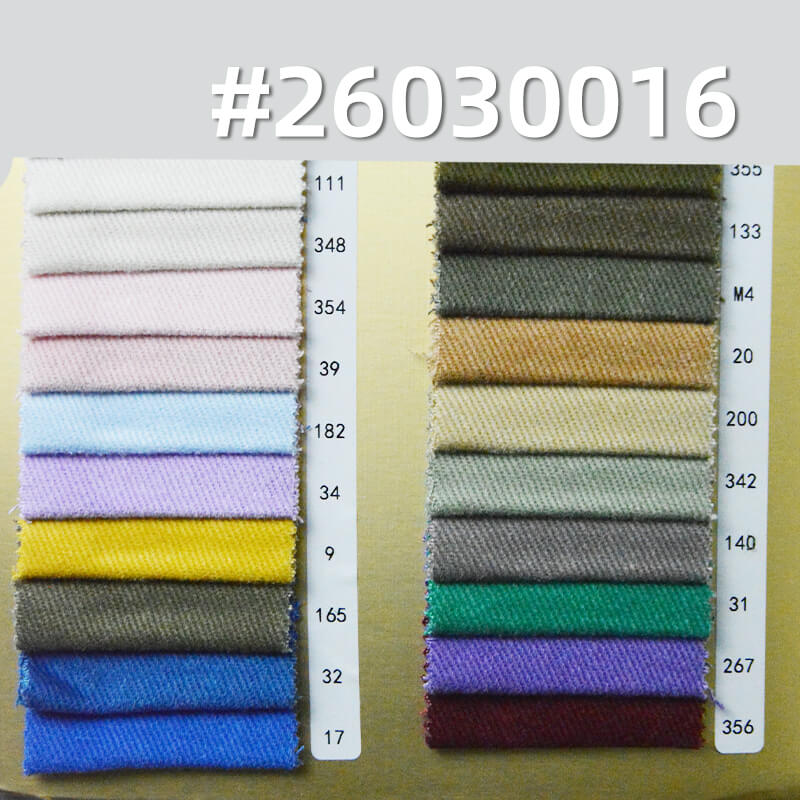 100% Cotton High-Density Twill Fabric|360g/m2 Snowflake-Effect Napped Dyed Fabric|Brushed-Back|Workwear Jacket & Pants Fabric