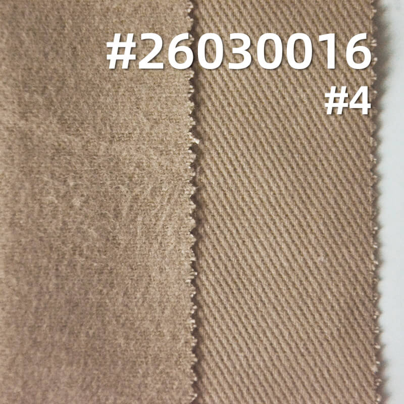 100% Cotton High-Density Twill Fabric|360g/m2 Snowflake-Effect Napped Dyed Fabric|Brushed-Back|Workwear Jacket & Pants Fabric