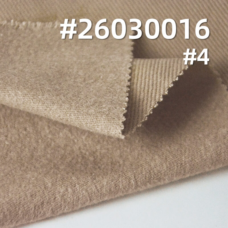 100% Cotton High-Density Twill Fabric|360g/m2 Snowflake-Effect Napped Dyed Fabric|Brushed-Back|Workwear Jacket & Pants Fabric