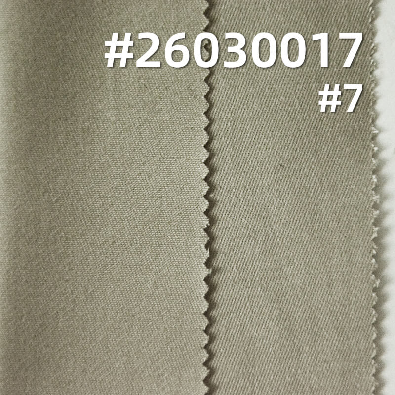32S Combed Cotton Stretch Twill|190g/m2 Snowflake-Effect Napped Fabric|Casual Top Workwear Pants & Skirt Fabric