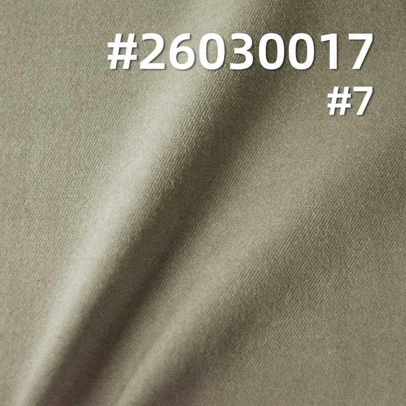 32S Combed Cotton Stretch Twill|190g/m2 Snowflake-Effect Napped Fabric|Casual Top Workwear Pants & Skirt Fabric