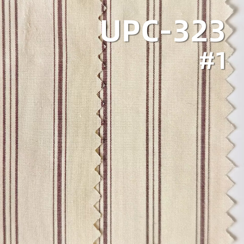 All-Cotton Yarn-Dyed Stripe Fabric | 110g/m2 Striped Plain Fabric | Fabric for Shirts & Dresses