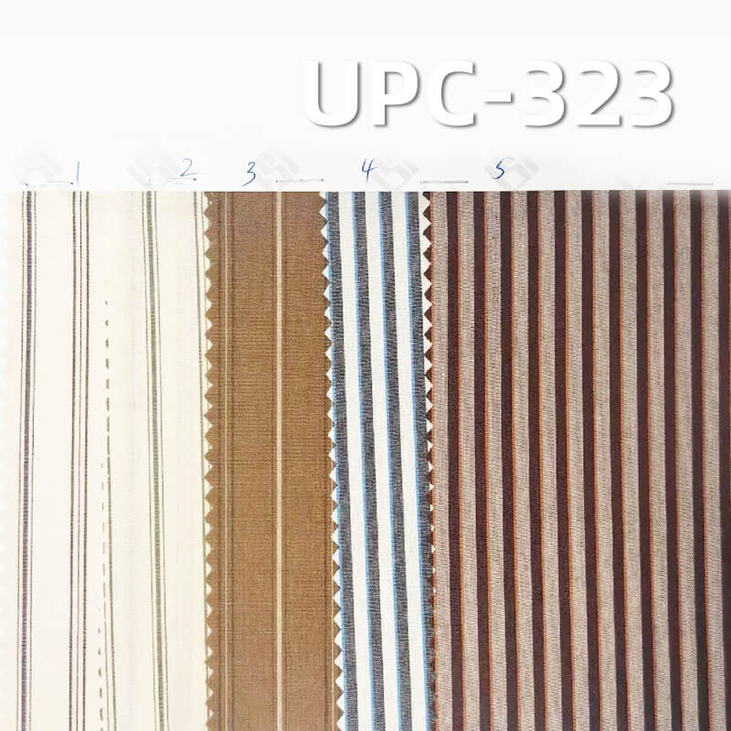 All-Cotton Yarn-Dyed Stripe Fabric | 110g/m2 Striped Plain Fabric | Fabric for Shirts & Dresses