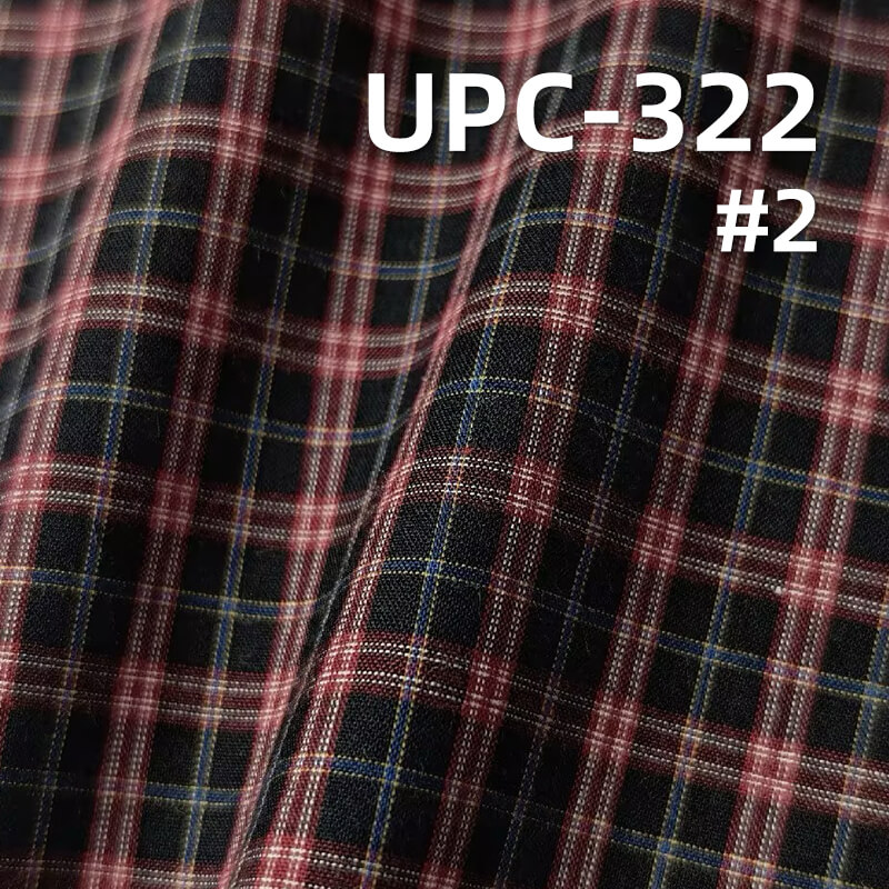 All-Cotton Yarn-Dyed Check Fabric | 96g/m2 Lightweight Plain Fabric | Fabric for Shirts, Dresses & Uniforms