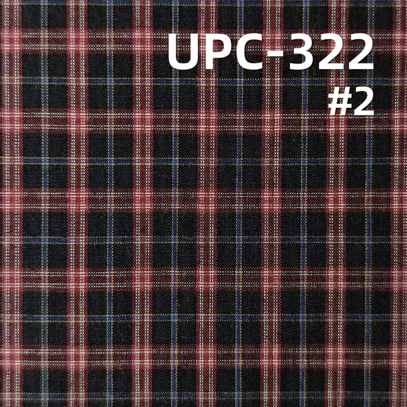 All-Cotton Yarn-Dyed Check Fabric | 96g/m2 Lightweight Plain Fabric | Fabric for Shirts, Dresses & Uniforms