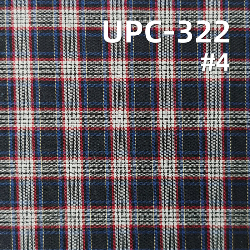 All-Cotton Yarn-Dyed Check Fabric | 96g/m2 Lightweight Plain Fabric | Fabric for Shirts, Dresses & Uniforms