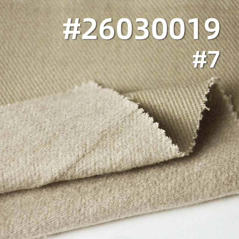 7S High-Stretch Siro-Spun Dyed Fabric|330g/m2 Cotton Peached & Brushed-Back Fabric|Casual Jacket & Workwear Pants Fabric