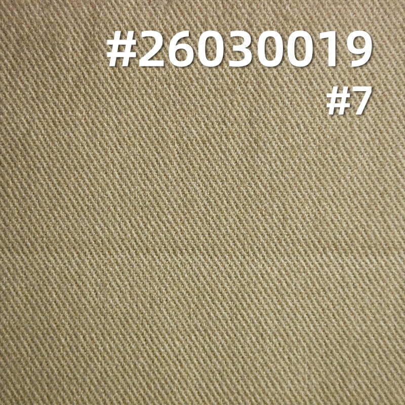 7S High-Stretch Siro-Spun Dyed Fabric|330g/m2 Cotton Peached & Brushed-Back Fabric|Casual Jacket & Workwear Pants Fabric