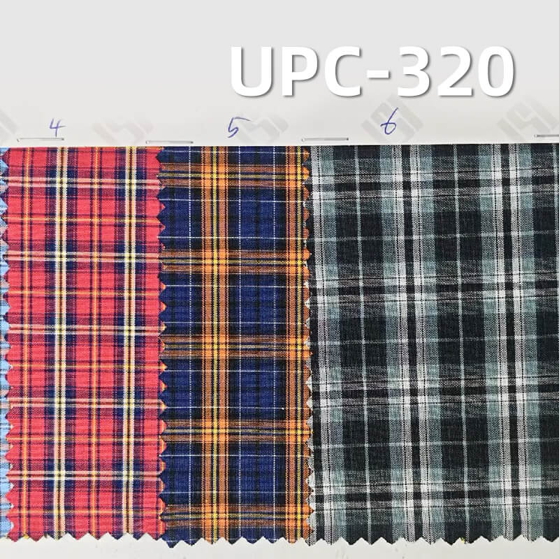 All-Cotton Yarn-Dyed Check Fabric | 102g/m2 Cotton Plain Fabric | Fabric for Plaid Shirts, Dresses & Uniforms