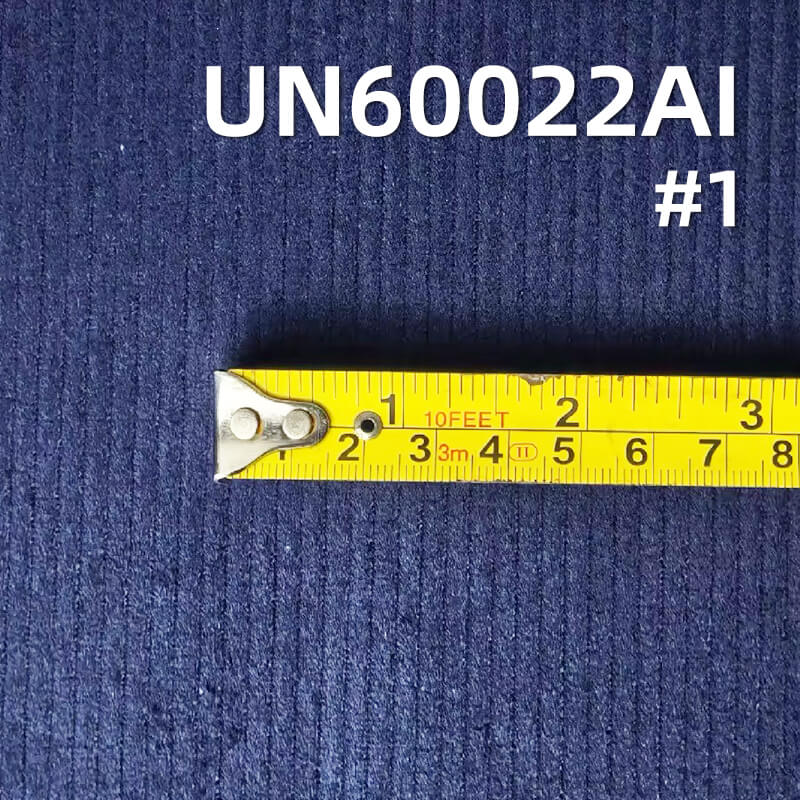 Indigo Corduroy | 365g/m2 Denim Corduroy | 8W Stretch Corduroy | Washable | Fabric for Jackets, Skirts & Pants