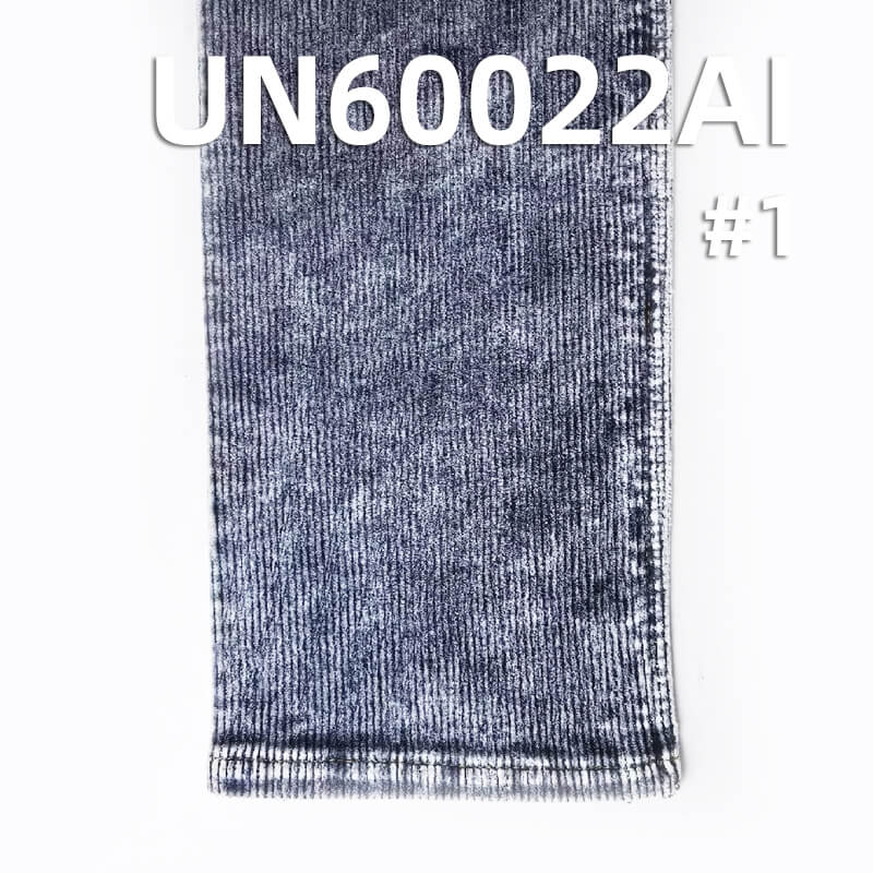 Indigo Corduroy | 365g/m2 Denim Corduroy | 8W Stretch Corduroy | Washable | Fabric for Jackets, Skirts & Pants