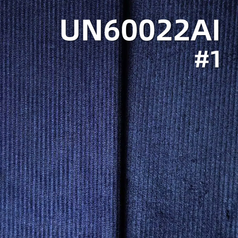 Indigo Corduroy | 365g/m2 Denim Corduroy | 8W Stretch Corduroy | Washable | Fabric for Jackets, Skirts & Pants