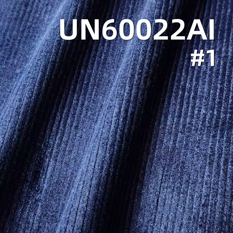 Indigo Corduroy | 365g/m2 Denim Corduroy | 8W Stretch Corduroy | Washable | Fabric for Jackets, Skirts & Pants
