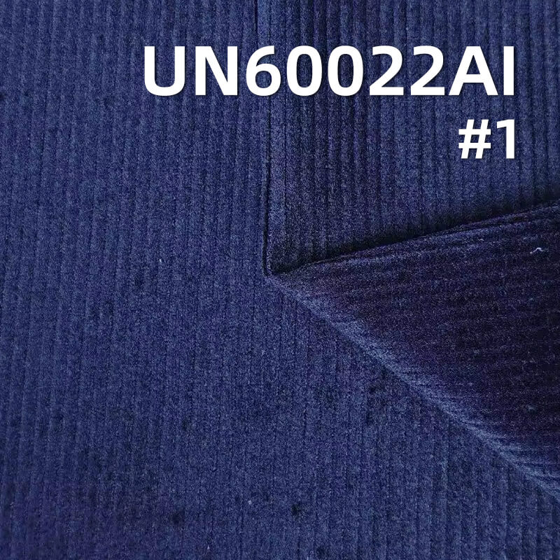 Indigo Corduroy | 365g/m2 Denim Corduroy | 8W Stretch Corduroy | Washable | Fabric for Jackets, Skirts & Pants