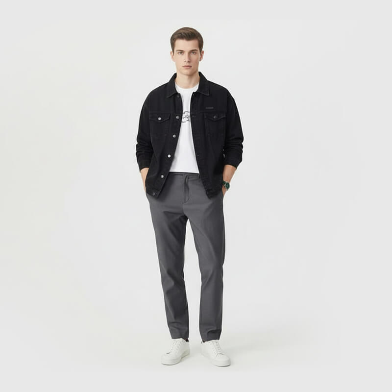 Carbon-Brushed Cotton Drill|310g/m2 100% Cotton Twill Dyed Fabric|Workwear Jacket Pants & Bag Fabric