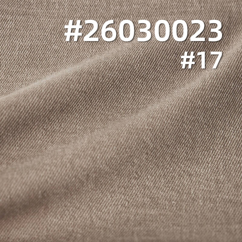 Stretch Snowflake-Effect Napped Dyed Fabric|255g/m2 Cotton Twill Fabric|21S Siro-Spun|Workwear Jacket Pants & Skirt Fabric