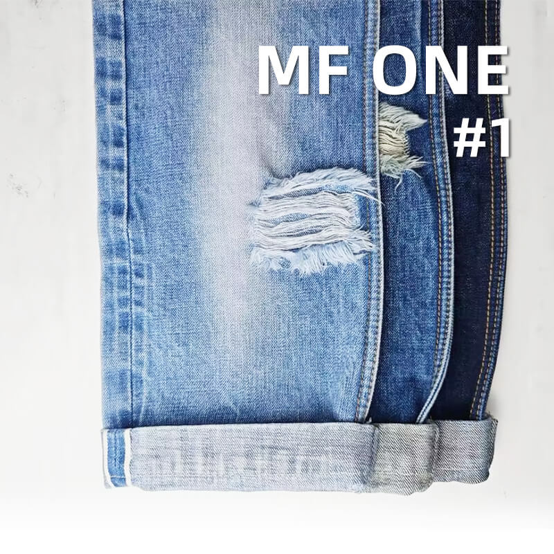 100% Cotton Slub Denim |15oz Cotton Twill Fabric | Denim for Jeans, Jackets, Casual Outerwear Fabric