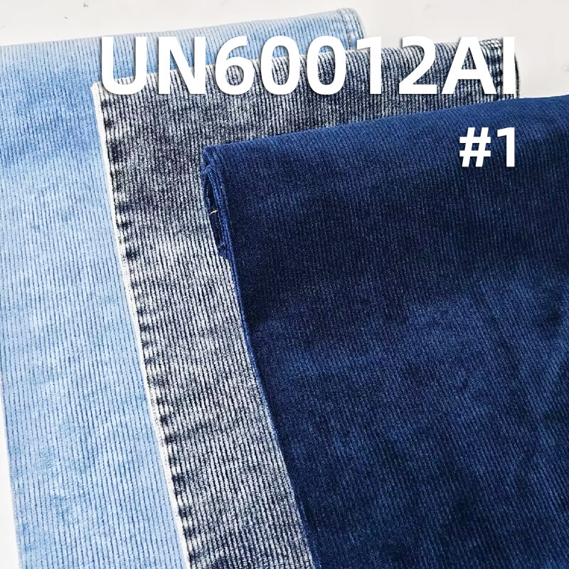  14-Wale Indigo Corduroy |380g/m2 Stretch Denim Corduroy | Fabric for Jackets & Pants