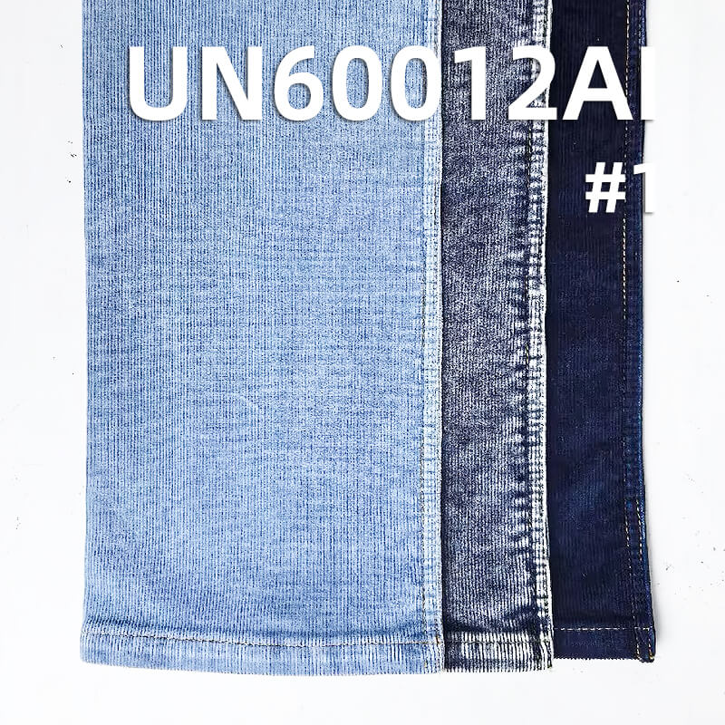  14-Wale Indigo Corduroy |380g/m2 Stretch Denim Corduroy | Fabric for Jackets & Pants