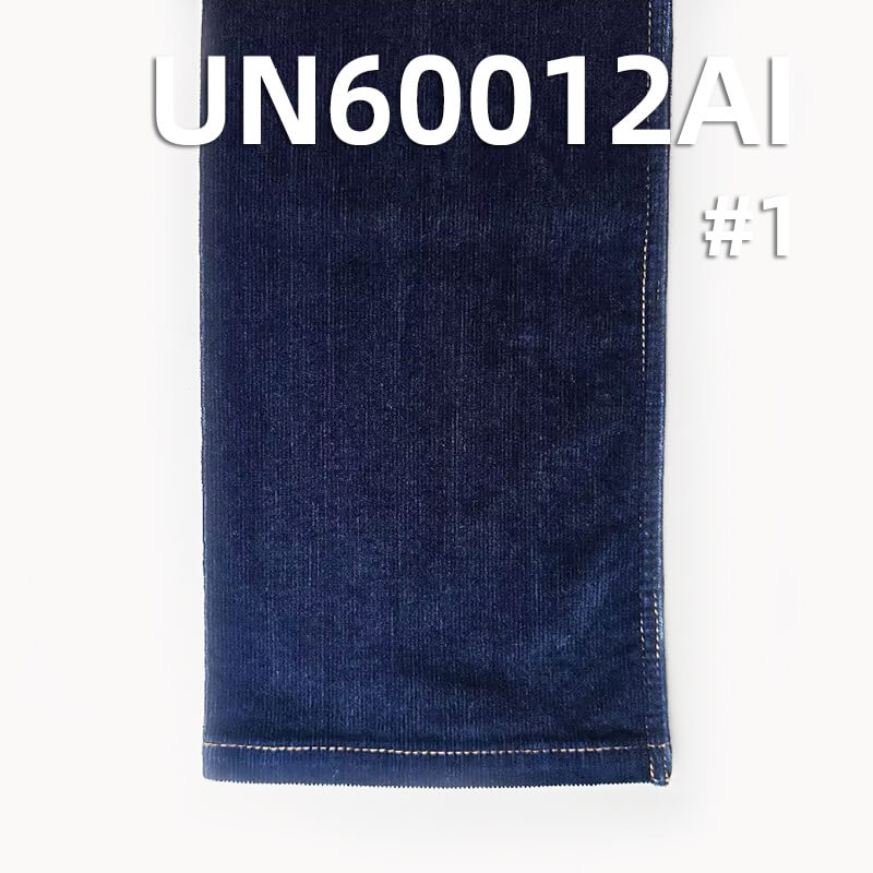  14-Wale Indigo Corduroy |380g/m2 Stretch Denim Corduroy | Fabric for Jackets & Pants