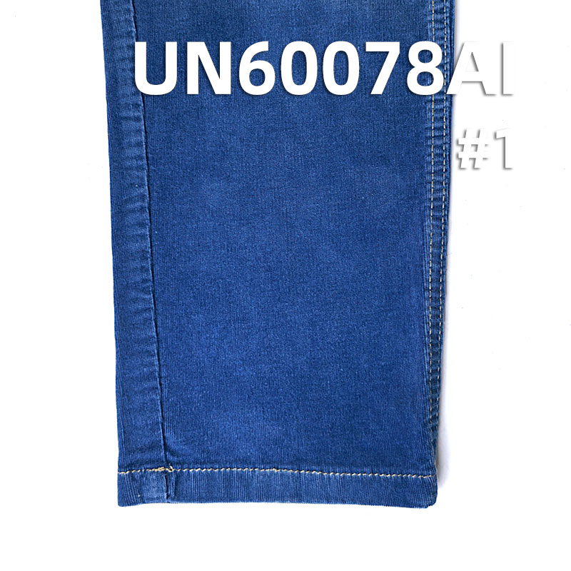 28-Wale Stretch Indigo Corduroy | 200g/m2 Denim Corduroy | Fabric for Casual Tops, Skirts & Pants