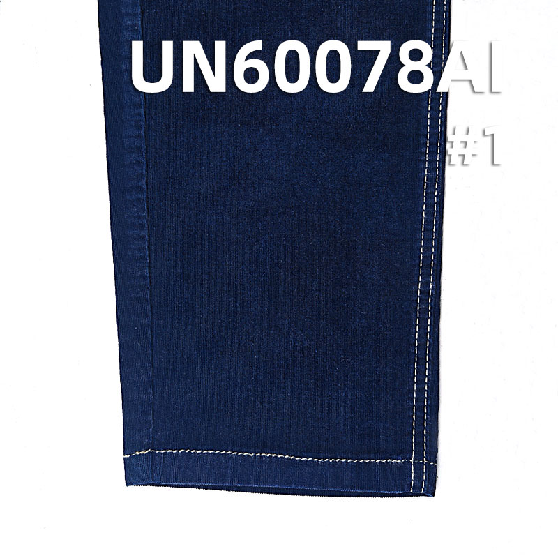 28-Wale Stretch Indigo Corduroy | 200g/m2 Denim Corduroy | Fabric for Casual Tops, Skirts & Pants