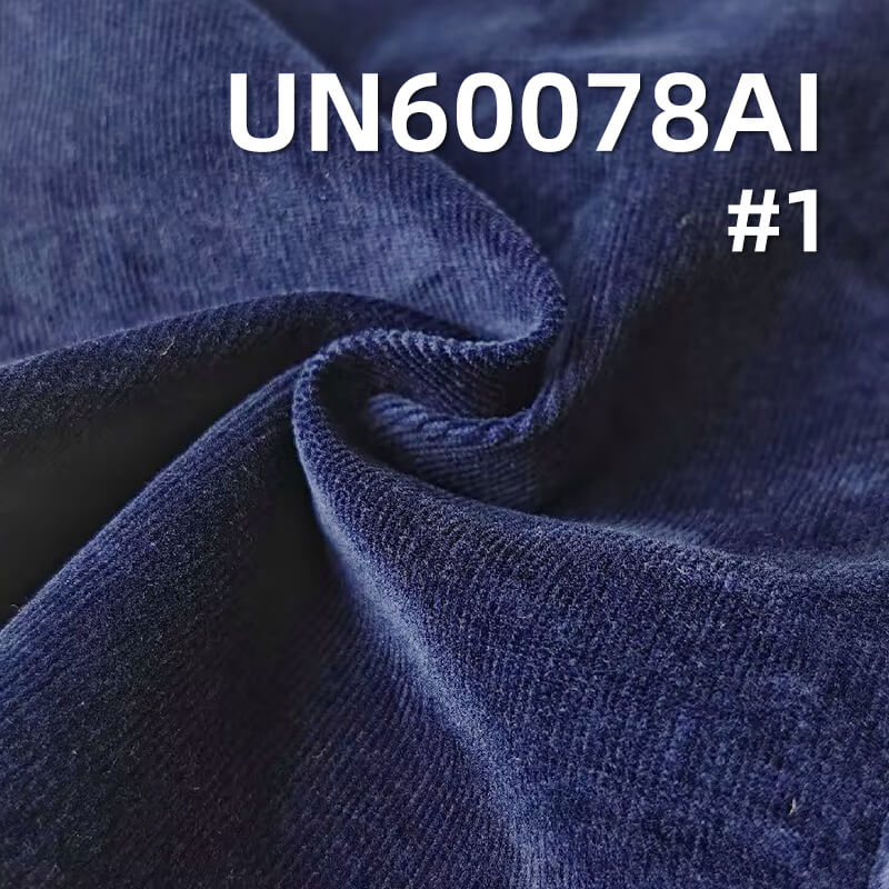 28-Wale Stretch Indigo Corduroy | 200g/m2 Denim Corduroy | Fabric for Casual Tops, Skirts & Pants