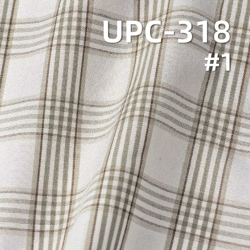 All-Cotton Yarn-Dyed Check Fabric | 110g/m2 Cotton Plain Fabric | Fabric for Plaid Shirts, Dresses & Uniforms