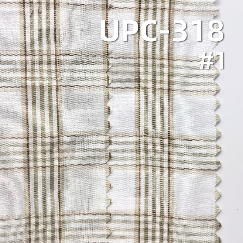 All-Cotton Yarn-Dyed Check Fabric | 110g/m2 Cotton Plain Fabric | Fabric for Plaid Shirts, Dresses & Uniforms